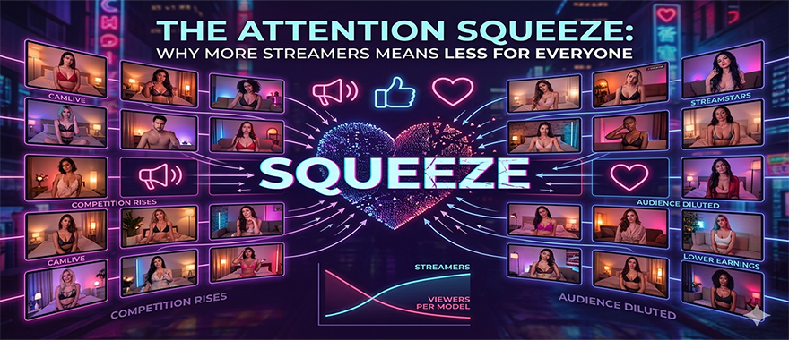The Attention Squeeze: Why More Streamers Means Less for Everyone